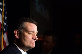 U.S. Sen. Ted Cruz speaks to Texas reporters in Columbia following the South Carolina Republican presidential primary on Feb. 20, 2016.