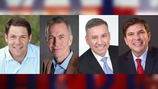 Former Texas Tech administrator Jodey Arrington, Lubbock Mayor Glen Robertson, Attorney Vicente Gonzalez and Edinburg School Board member Sonny Palacios