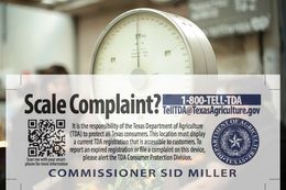 Retailers who measure consumer goods must register their scales with the state.