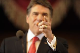 Gov. Rick Perry delivering his seventh State of the State speech on Jan. 29, 2013.
