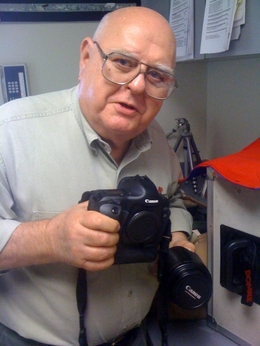 Longtime AP photographer Harry Cabluck on November 17, 2009.
