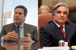 University of Texas System Chancellor Francisco G. Cigarroa and Texas State University System Chancellor Brian McCall