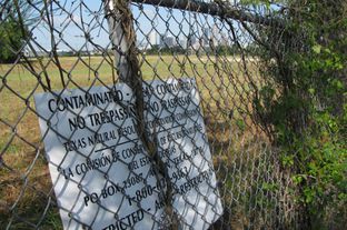 Former MDI Superfund site east of downtown Houston.