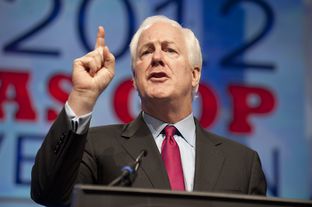 U.S. Sen John Cornyn, R-Texas, at the state Republican convention on June 8, 2012.