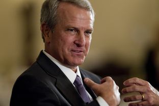 Texas Health and Human Services Commissioner Kyle Janek is shown at a Texas Tribune event in 2012.