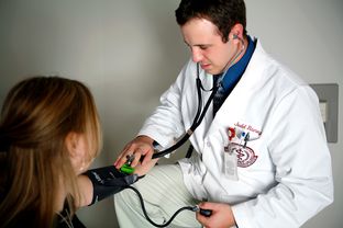 Doctor of Osteopathy Jedd Raney at the UNT Health Science Center, Fort Worth.
