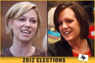 State Rep. Sarah Davis, R-Houston, and her opponent, Democrat Ann Johnson.