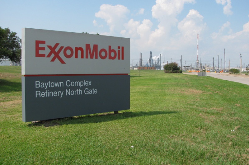 Exxon Mobil refinery in Baytown, Texas