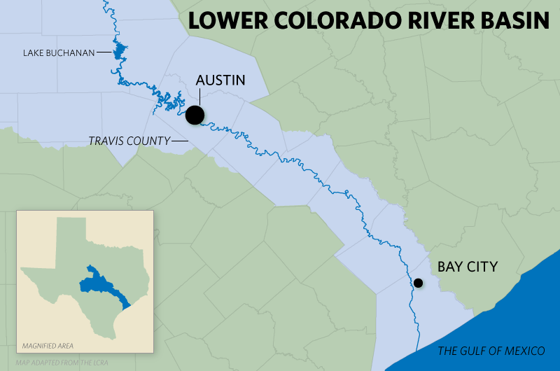 map of lower Colorado river basin