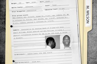 The death row file for Marvin Wilson, who was executed in 2012 for the 1992 murder of Jerry Robert Williams of Beaumont. Wilson's lawyers argued that he was mentally retarded and unfit for execution.
