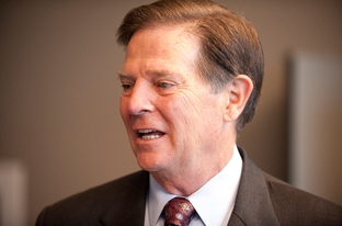 Former U.S House Majority Leader Tom DeLay before opening arguments in his trial on Nov. 1, 2010.