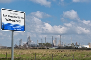The Conoco Phillips Sweeny refinery in Old Ocean on February 21, 2012 along Texas 35.