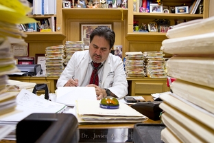 Dr. Javier Saenz has struggled to keep his South Texas clinic open in the wake of legislative cuts to physicians treating patients eligible for both Medicare and Medicaid.