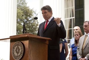 July 18th , 2012: Gov. Rick Perry announces that Texas Governor's Mansion has been fully restored.