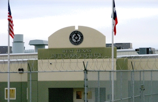 Immigration detention facility in Hudspeth County just outside of Sierra Blanca about 100 miles east of El Paso.
