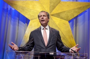 Lt. Governor David Dewhurst give a keynote speech. First general session of the Texas Republican Convention featuring Governor Rick Perry and all the other statewide elected officials.