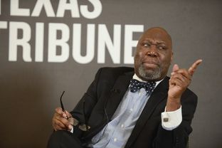 Texas Commissioner of Education Michael Williams answers a question at Tribune event on Jan. 10, 2013.