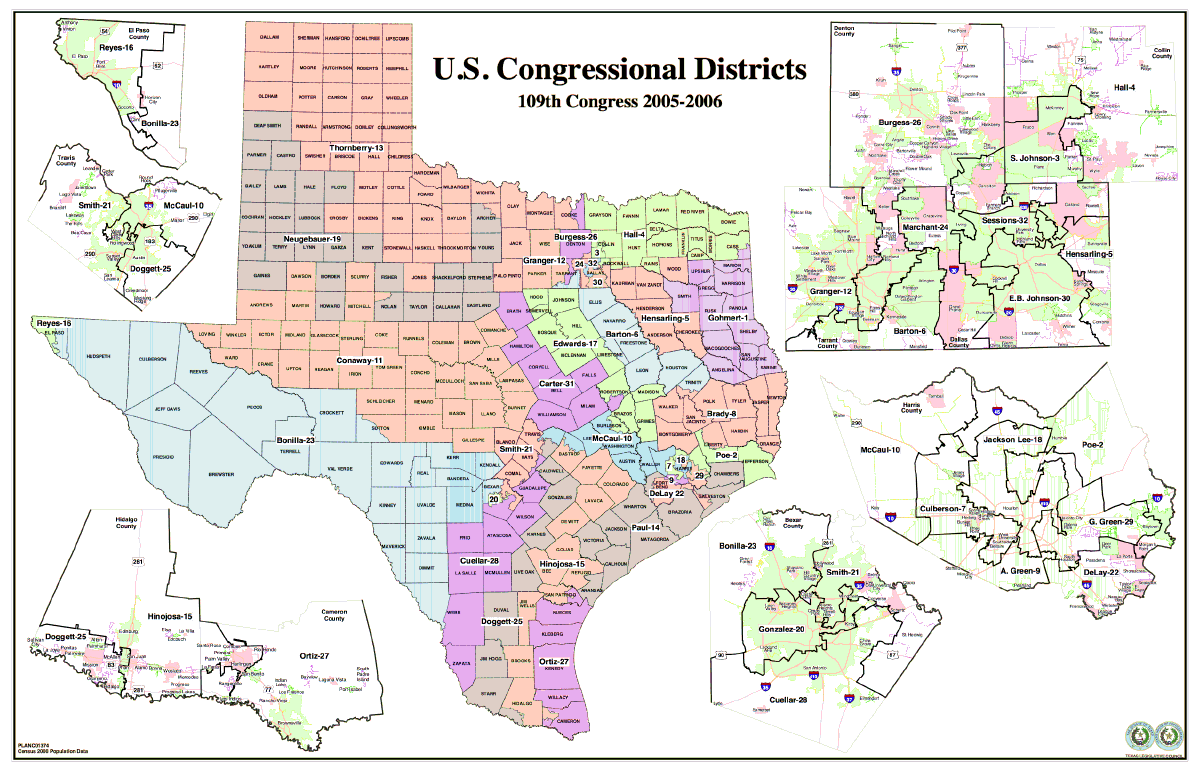 The old congressional map