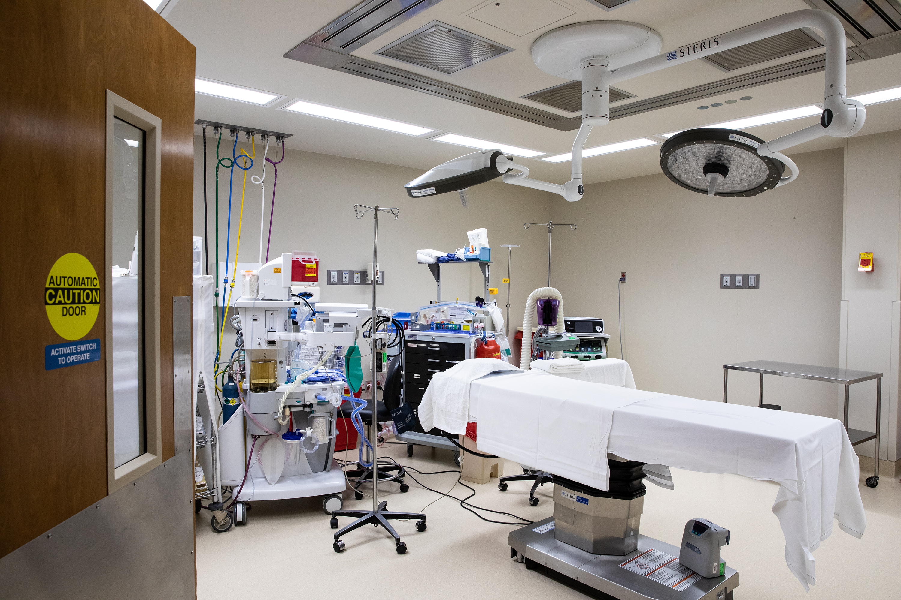 One of two surgical suites at Eastland Memorial Hospital.