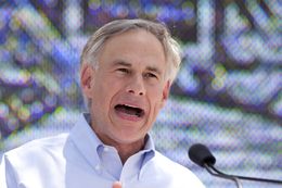 Greg Abbott announces his candidacy for governor at La Villita in San Antonio on July 14, 2013.