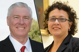 Candidates for HD-50, Mike VanDeWalle (R) and Celia Israel (D)