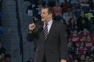 Ted Cruz announces he's running for president at Liberty University in Lynchburg, Virginia, on March 23, 2015.