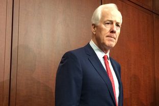 U.S. Sen. John Cornyn, the Senate Majority Whip, holds a press conference at the U.S. Capitol on Tuesday, May 12.