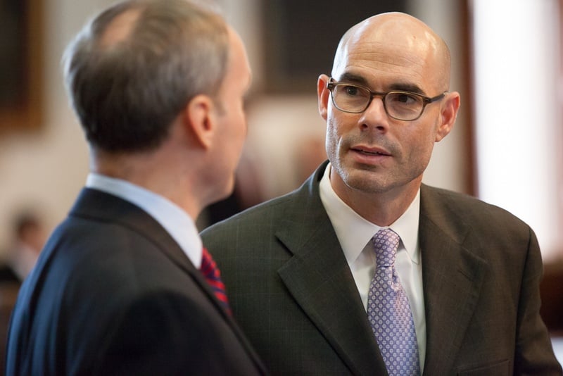 State Rep. Dennis Bonnen, R-Angleton, on the House floor on May 13, 2015.