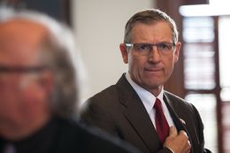 State Rep. Byron Cook, R-Corsicana, on the House floor, May 7, 2015.