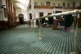 Empty Senate chamber on June 1, 2015