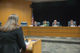 Advocates and community members attended a Texas Department of Family and Protective Services hearing on Dec. 9, 2015, to speak out against Texas licensing immigrant detention centers as child-care facilities.