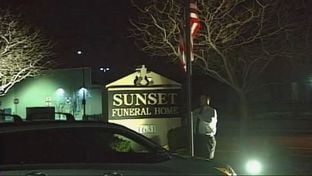 Justice Antonin Scalia's body was moved to the Sunset Funeral Home in El Paso on February 14, 2016.