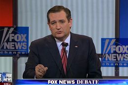 U.S. Sens.Ted Cruz at the GOP presidential debate in Detroit, Michigan on March 3, 2016.