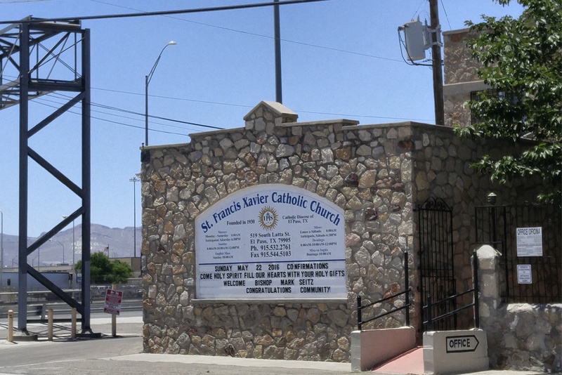 St. Francis Xavier Catholic Church, which sits two blocks from Bridge of the Americas in El Paso, is one of several shelters in place for Cuban immigrants that have been arriving to Texas in record numbers.