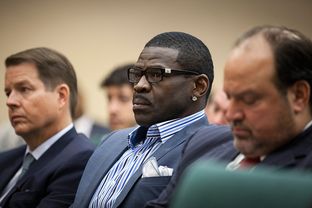 Former pro-football player Michael Irvin at the Texas Capitol on June 9, 2016.