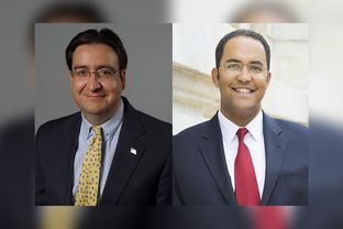 Former U.S. Rep. Pete Gallego (left) was ousted by Republican Will Hurd, right, in the 2014 CD-23 contest.