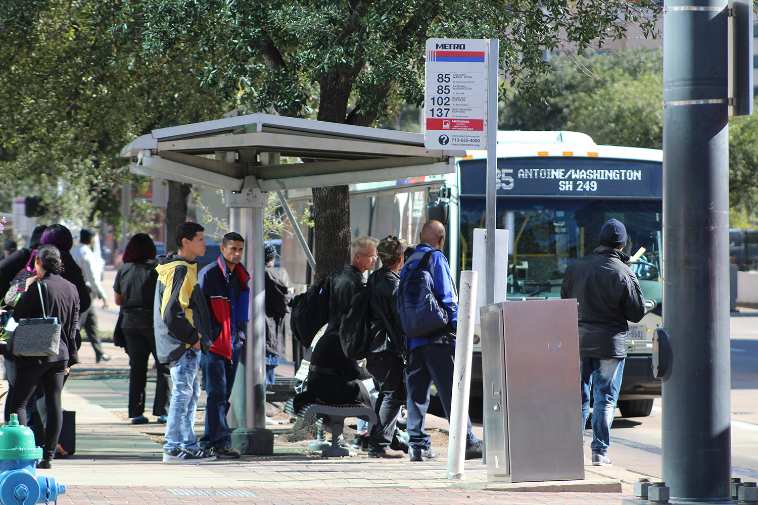 metro bus stop near me