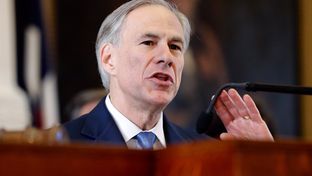 Gov. Greg Abbott speaks on the first day of the 85th Legislature on Jan. 10, 2017.