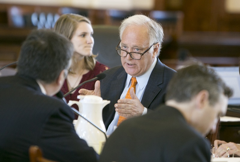 Sen. Kirk Watson D-Austin during a February 15, 2017 Senate Committee on Health and Human Services