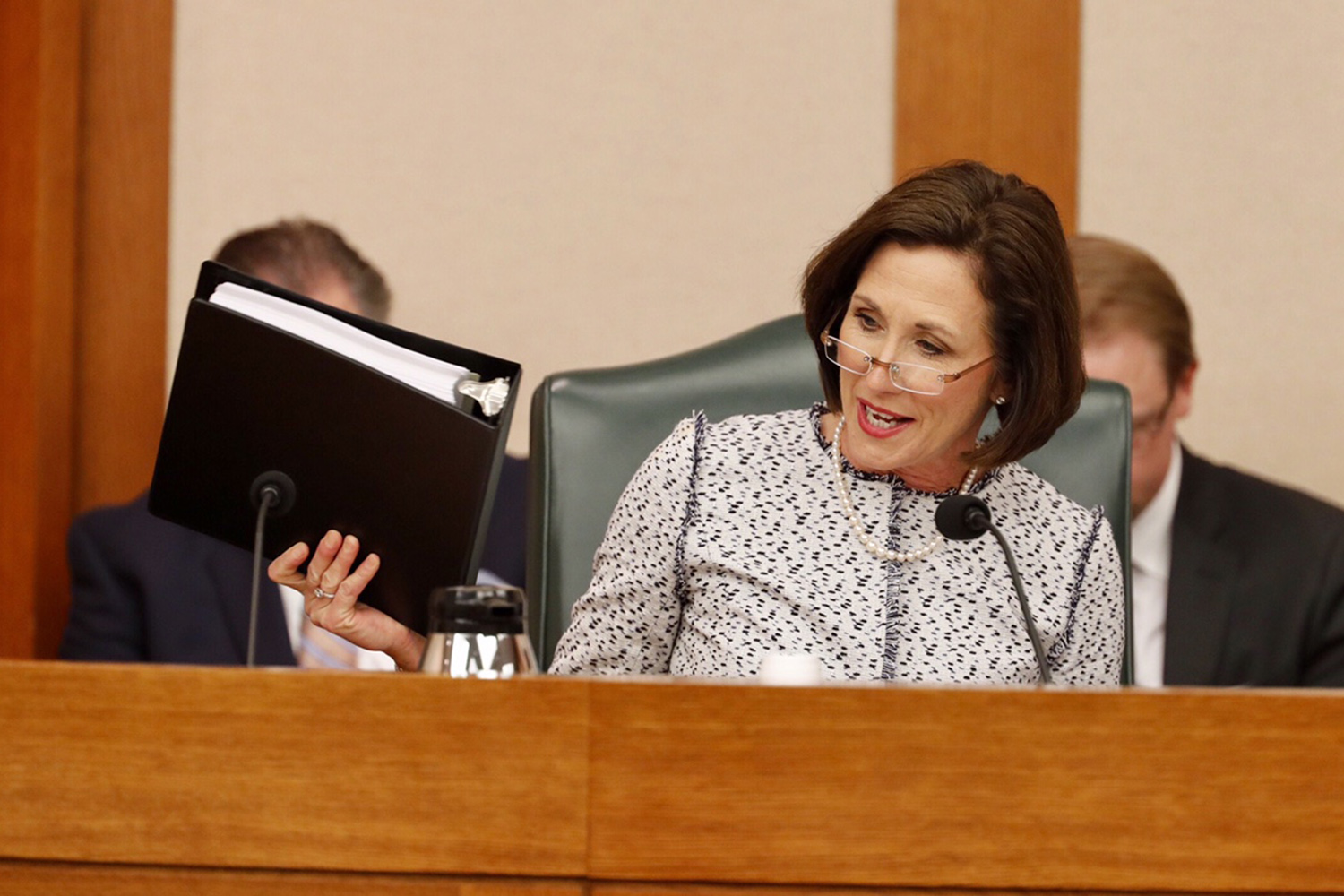 State Sen. Lois Kolkhorst, R-Brenham, lays out Senate Bill 6, the so-called 