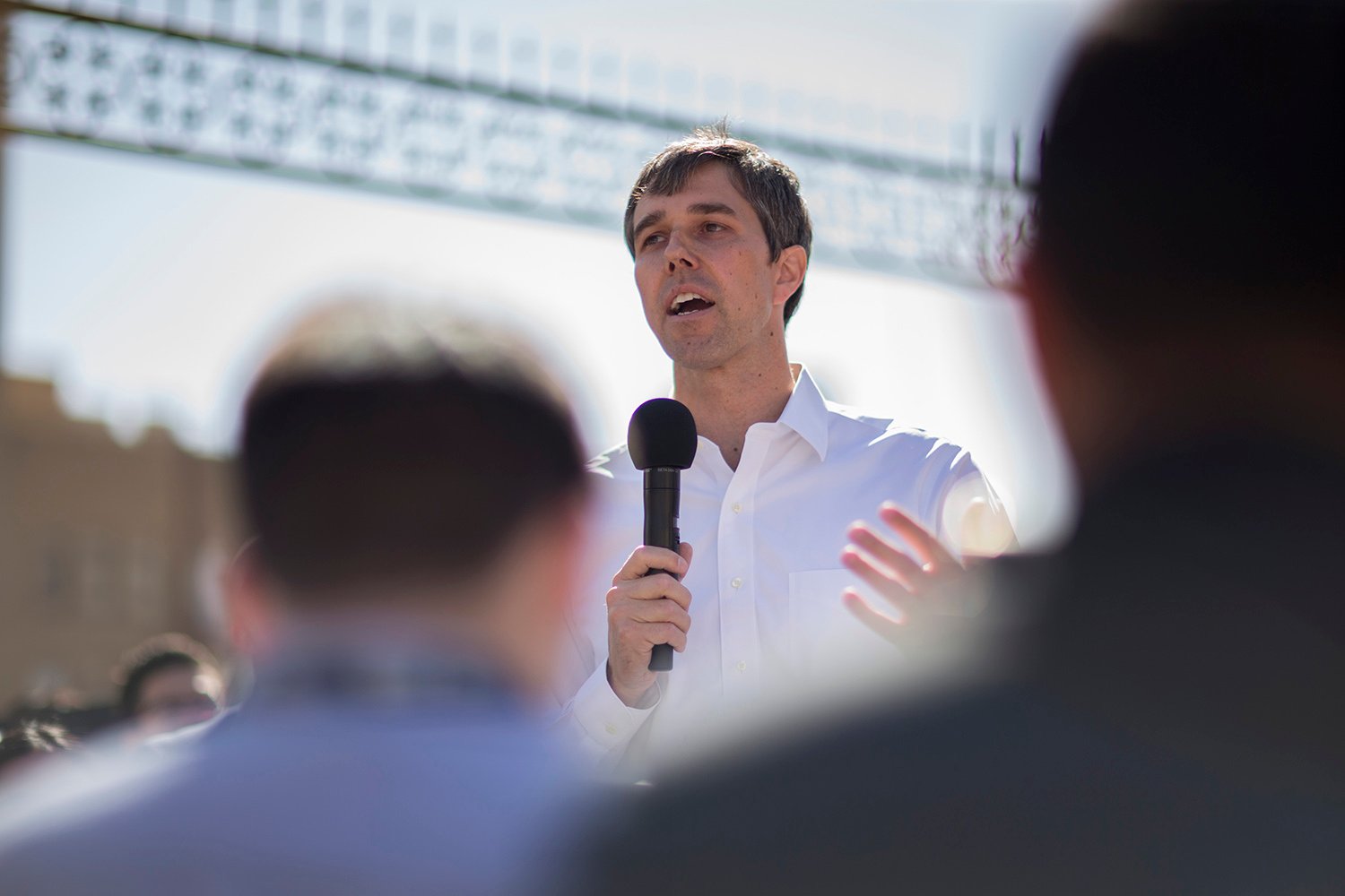 U.S. Rep. Beto O’Rourke announced his bid to run for U.S. Senate while speaking to supporters in El Paso on March 31, 2017. 