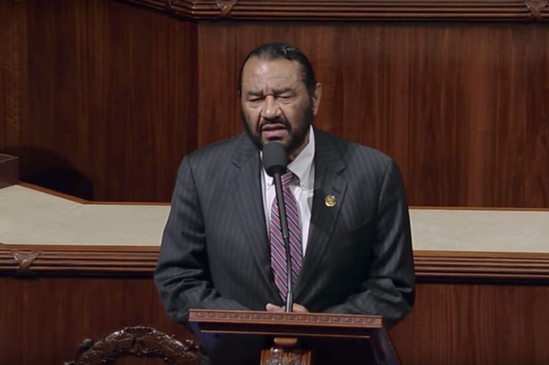 U.S. Rep. Al Green, D-Houston, speaking in favor of impeachment of President Trump from the floor of Congress on May 17, 2017.