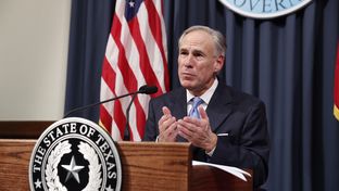 Gov. Greg Abbott lays out items for a special session at a press conference on June 6, 2017. The session will start on July 18.