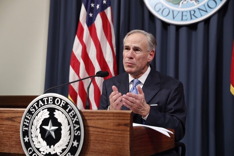Gov. Greg Abbott lays out items for a special session at a press conference on June 6, 2017. The session will start on July 18.