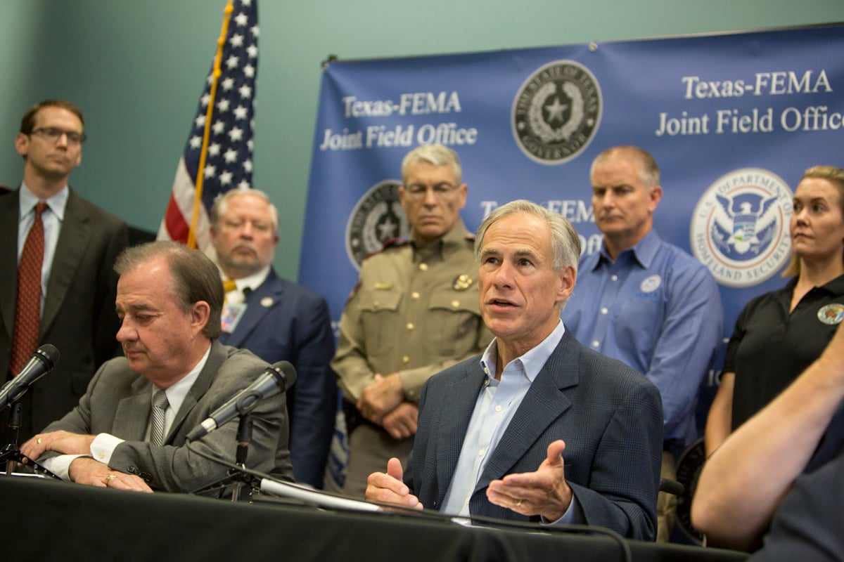 Gov. Greg Abbott announced that the state's General Land Office would oversee short-term housing needs almost three weeks after Hurricane Harvey. Abbott told the state agency about the plan one day before the announcement.