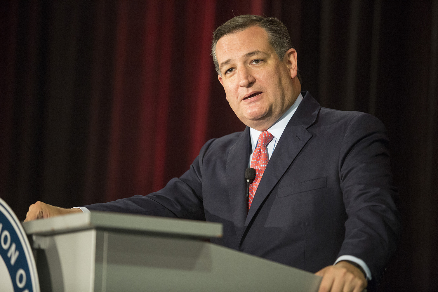 U.S. Sen. Ted Cruz speaks at the Texas Federation of Republican Women Convention in Dallas on Friday, Oct. 20, 2017.