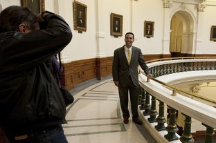 George P. Bush at the state Capitol on Jan. 7, 2013, the day before the beginning of the 83rd session.