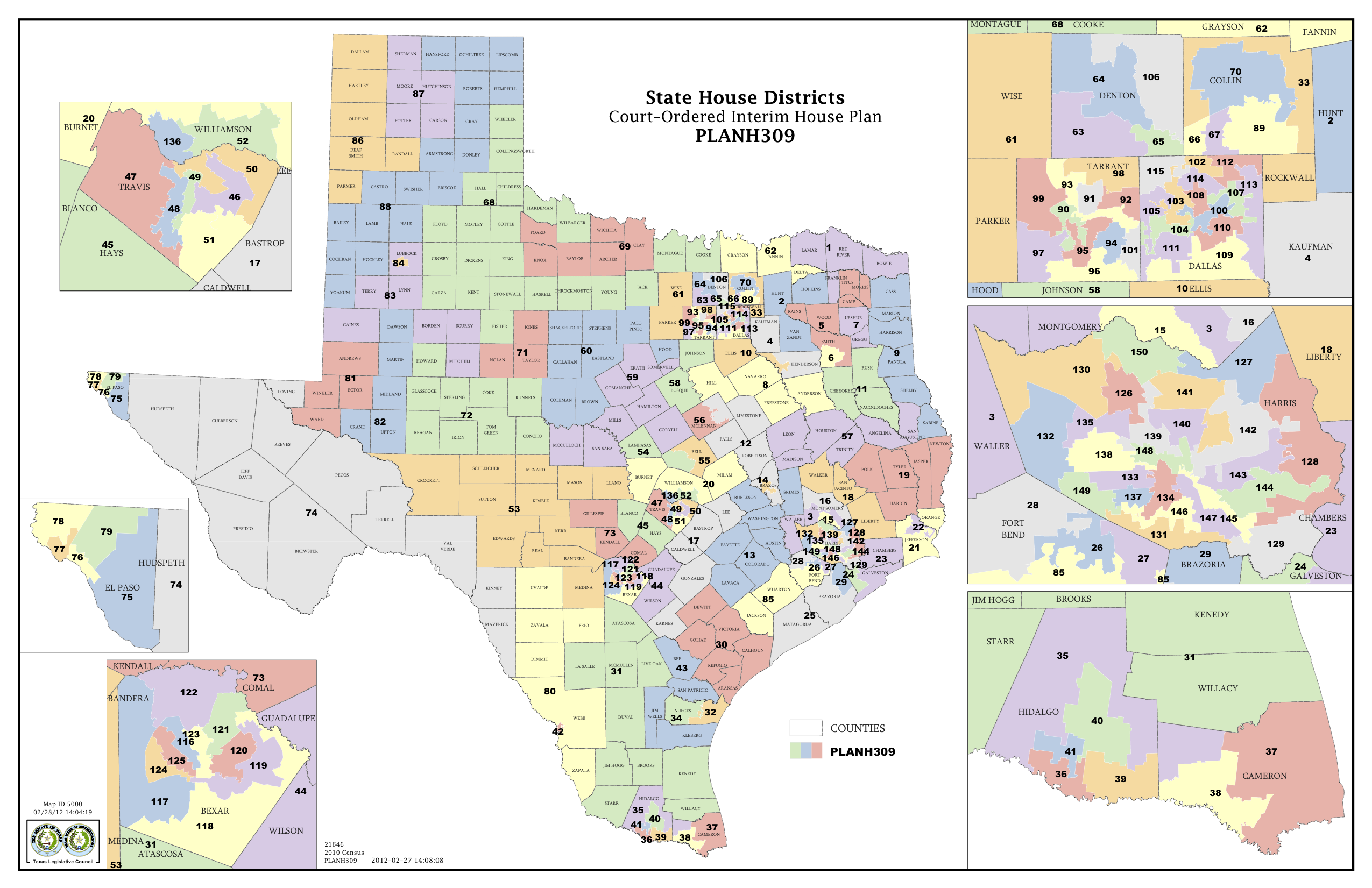 Court Delivers Election Maps For Texas House Congress The Texas Tribune 7147