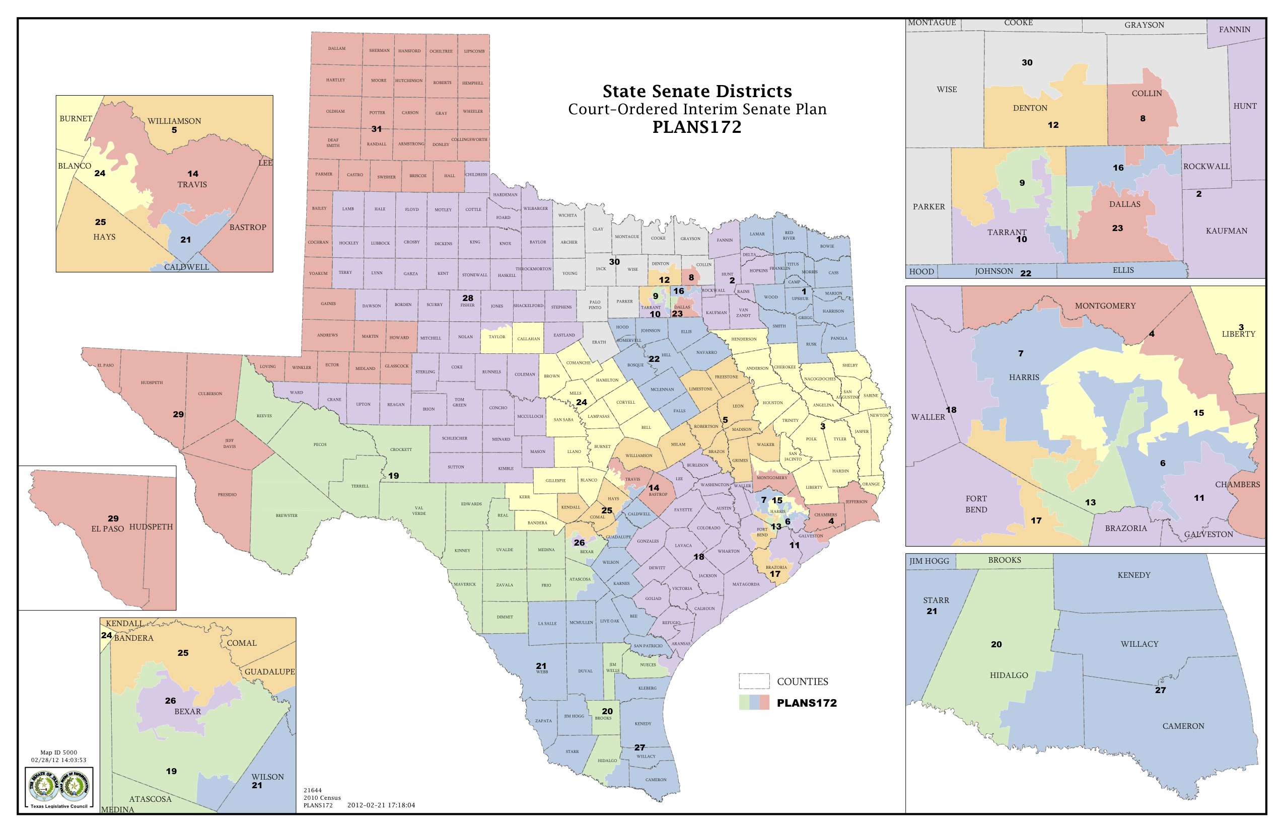 Texas Senate Districts Map Redistricting: Maps, Stats and Some Notes | The Texas Tribune