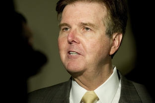 State Sen. Dan Patrick holds a short press conference on his intentions to run for U.S. Senate on May 27, 2011.